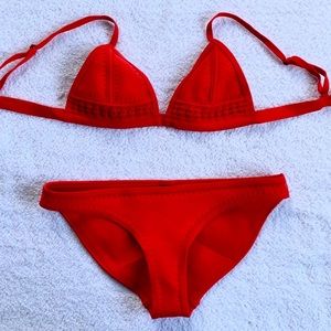 Red Triangl Bikini